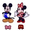 Acessórios Decorativos DIY Personalizados Decorações para Capa de Celular do Mickey e da Minnie Adesivos Ímãs de Geladeira Charms para Sapatos Adesivos Decorativos