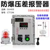 Display Digital Alarme de Pressão Diferencial Sensor de Remoção de Poeira Pressão do Vento Carvão Ativado Duto de Ventilação Alarme de Gás Instrumento de Inspeção de Monitoramento
