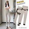 Pantalones de Miel Líquida Dorada Negra con Diseño de Panal para Primavera y Verano para Usar por Encima, Pantalones de Yoga Adelgazantes de Cintura Alta para Control de Abdomen para Mujeres