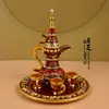 Artesanías de Lata de Colores de Característica Étnica de Xinjiang Adornos Pequeños Utensilios para Vino Regalos de Botella de Vino de Metal Regalos Conmemorativos