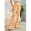Estación Independiente Amazon Europa y América Transfronterizo Citas Diarias Pantalones de Casa Estampados Pantalones Casuales Pantalones de Campana