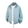 Jaqueta Masculina Estilo Coreano 2026 Nova Moda Transfronteiriça Estilo Primavera Reversível Gola Alta Respirável Solta