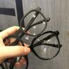 Nuevos Lentes Planos Poligonales de Montura Grande de Moda Anti Luz Azul para Miopía para Estudiantes Sin Maquillaje Versión Coreana Cómodos y de Alta Gama Versátiles