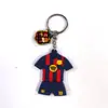 Llavero de Jersey Real Madrid Massey Neymar Levan Harland Llavero de goma suave de PVC Colgante Regalo