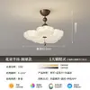 Lâmpada de Cristal Florido para Quarto, Luminária de Teto Espectro Completo Proteção para os Olhos, Lâmpada de Ambiente Modelo Novo 2026 Estilo Creme Luminárias Zhongshan