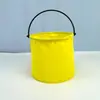 Rede de Pesca Telescópica de Aço Inoxidável para Capturar Peixes, Brinquedo de Praia ao Ar Livre para Crianças em Passeios de Primavera, Rede para Insetos, Balde Pequeno Dobrável