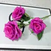 3 Rosas Artificiais com Diamantes para Decoração de Casamento, Arranjo de Parede de Flores em Cascata de Rosas Artificiais, Arranjo de Chão de Flores Artificiais para Salão de Casamento