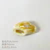 Cuentas Cerámicas de Caracola de Alta Temperatura Material Hecho a Mano Accesorios para Pulseras Cuentas de Horno Pulsera de Cuentas Sueltas DIY Accesorios para Collares