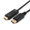 Cable de conversión de DP grande a HDMI 4K, macho a macho, cable de video HD para pantalla de computadora