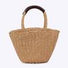 Bolsa tejida de mano de nuevo estilo para vacaciones en la playa, playa, fresca, uso diario casual, bolso simple para mujer