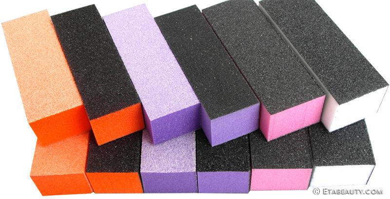 美甲海绵搓条工具批发不掉砂修磨指甲片