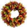 Suministro Transfronterizo Otoño Guirnalda Artificial Planta Decoración para el Hogar Flor Colgante para Puerta Accesorios de Fotografía Guirnalda de Eucalipto Colorida