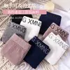 Calcinhas de Algodão Puro de Cintura Alta para Mulheres, Cintura Média, Levanta Bumbum, Antibacterianas, Respiráveis, Sem Costura, para Meninas