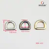 Herrajes para equipaje aleación de zinc fundición a presión hebilla en forma de D hebilla semicircular en forma de D anillo en D metálico joyería 3 puntos 10 mm hebilla mini en forma de D