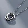 Collar Masculino Hip-Hop Personalidad Colgante Nicho Versátil Cadena para Suéter Cadena para Suéter Acero Titanio No se Desvanece Accesorios Masculinos