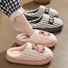 Pantuflas de Algodón Capibara para Mujer 2026 Nuevo Otoño Invierno Interior Hogar Felpa Cálida Antideslizantes Suelo Pantuflas de Algodón