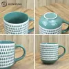 Fábrica de Comércio Exterior Atacado Serigrafia Cerâmica Caneca Japonesa Marca-copo Xícara de Café Xícara de Café da Manhã Criativa