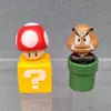 Colección Super Mario: Luigi, Mario, Yoshi, Figuras Periféricas del Juego de Champiñones Decoración de Escritorio Figuras