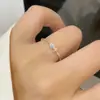 Anillo Minimalista Pequeño de Peces Nuevo Versátil Dulce Lindo Anillo Abierto Anillo Liso de Carpa Koi Regalo para Mejor Amiga Anillo Abierto