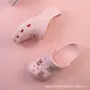 Nuevos Accesorios para Zuecos Infantiles Hebilla DIY para Zapatos Cereza de Dibujos Animados Flor para Zapatos de Niña Hebilla Desmontable