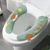 Almofada para Assento de Vaso Sanitário para Uso Doméstico, Capa Adesiva para Assento de Vaso Sanitário, Impermeável, Adequada para Outono e Inverno, Capa Universal para Assento de Vaso Sanitário para Todas as Estações