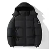 Nueva Chaqueta Corta Gruesa de Algodón para Hombre Invierno 2026 con Capucha Desmontable, Ropa a Prueba de Frío, Estilo Coreano Engrosada Marca de Tendencia