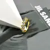 Explotaciones transfronterizas anillo cuadrado de circón más vendido anillo de estrellas lleno de diamantes joyería de alta gama nicho femenino venta al por mayor