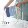 Fabricante Personalizado Simples Dobrável Suporte de Panos Cozinha Sem Furos Suporte de Toalha Secagem e Drenagem Rack de Armazenamento de Toalhas