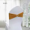 Capa de Cadeira Personalizada Hotel Banquete Casamento Encosto da Cadeira Flor Elástico Fivela de Diamante Decoração do Encosto da Cadeira Não Precisa Amarrar Borboleta Uso em Celebração de Casamento