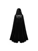Capa Larga Medieval Renacentista con Capucha para Adultos para Hombres y Mujeres Halloween Pascua Shawl para Actuación en Escenario