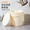 Cubo de Agua Portátil para el Hogar con Tapa, Cubo de Baño para Dormitorio, Engrosado y Duradero, Cubo de Plástico Portátil Grande para Almacenamiento de Agua y Almacenamiento para Pesca