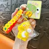 Llavero de conejo lindo transfronterizo para niños, colgante para mochila, llavero para coche, regalo de máquina de garra, venta al por mayor de comercio exterior