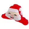 Presilha de Pelúcia Fofa de Natal Desenho Animado Papai Noel Adorno de Cabeça Grampo de Cabelo Coração Feminino Acessórios de Cabelo de Natal Pequeno Presente