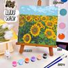 20*20 Desenho Animado Pintura a Óleo Digital DIY Colorir Pintura Decorativa Genshin Flor Pintura a Óleo Pintura a Óleo Digital Infantil Atacado