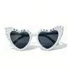 Gafas de sol de moda europeas y americanas para fiestas transfronterizas, inscripción "recién casados", gafas de sol para decoración de bodas del novio