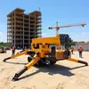 La Nueva Grúa Araña de 5 Toneladas con Estructura Autopropulsada de Orugas Se Utiliza Ampliamente en Sitios de Construcción, Fábricas y Operaciones de Elevación al Aire Libre