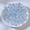 Venta al por mayor de fábrica cuentas de vidrio transparente de 10 mm cuentas redondas cuentas de vidrio sueltas material para pulsera collar hecho a mano DIY