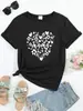 Camiseta Deportiva Redonda Corazón Mamá Día de la Madre, Corta
