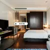 Mobiliario de Hotel Calificado con Estrellas Hyatt, Juego Completo de Bases de Cama Estilo Sencillo para Habitaciones Estándar, Habitaciones Modelo de Oficina de Ventas, Fábrica de Muebles Fijos para Apartamentos