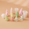Molde para Vela Perfumada de Duende Navideño Muñeco de Nieve Árbol de Navidad Silicona Resina Yeso Pegamento Película Venta al por Mayor