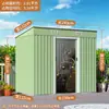 Cuarto de Herramientas de Almacenamiento Exterior, Cuarto de Utilidades para Jardín en Patio, Casa Sencilla de Ensamblaje Exterior, Cuarto de Almacenamiento Móvil, Casa Modular