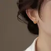 Novos Brincos de Zircônia em Forma de Cabaça com Cor Gradiente Estilo Chinês para Mulheres, Brincos Elegantes de Luxo Leve de Nicho de Alta Qualidade, Acessórios de Orelha Únicos e Bonitos