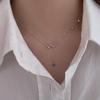 Collar de Borla Estrella de Verano de Plata S925 Bajo el Árbol Banyan para Mujer Estilo Nicho Coreano Lujo Ligero Regalo para Novia Cadena para Clavícula