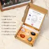 Doce Constelaciones Conjunto de Piedra Cruda de Cristal Cristal Natural Varilla de Yeso Marroquí Piedra de Yoga Caja de Conjunto de Cristal Artesanías