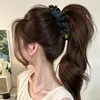 Nuevo y exquisito pasador de pelo con lazo 2026, un accesorio lujoso y de alta gama, con un diseño de pinza de plátano estilo coreano, creando un look dulce y moderno para mujeres