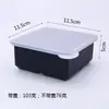 Bandeja de Hielo Cuadrada Grande de Silicona para Congelador, 4 Cubos, Creativa, Fácil de Desmoldar, Adecuada para Whisky y Cócteles