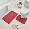 Directo del fabricante: Alfombra de suelo de forro polar coral con relieve de guijarros para baño y inodoro, absorbente de agua y antideslizante, juego de dos piezas para inodoro