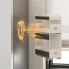 Estante lateral magnético para lavadora con rieles deslizantes, estante lateral extraíble para refrigerador, estante de almacenamiento doméstico multicapa para detergente de lavandería