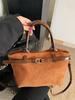 Comercio Exterior Super Fuego Nicho Bolsa Mate para Mujer 2024 Nuevo Otoño e Invierno Versátil Bolso Cruzado de Moda Bolso de Mano Portátil