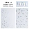 Adesivos de Unha Laço Minimalista Estilo Japonês Ultra Finos Adesivos DIY Laço de Fita Adesivos de Unha Dh675